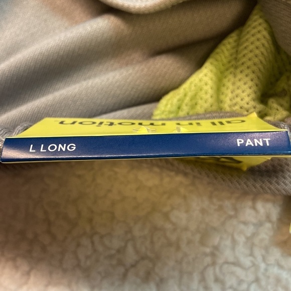 All in Motion Lightweight Polyester Track Trainer Pant Light Grey NWT Sz L Long - Picture 10 of 12